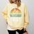 Retro Antisocial Butterfly Shirt For Introverts Comfort Colors Sweatshirt Butter
