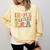 Retro Groovy In My Master's Degree Era Graduation Master Comfort Colors Sweatshirt Butter