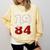Reunion 1984 Class Of 1984 Reunion 84 Graduation 1984 Comfort Colors Sweatshirt Butter