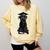 Russian Terrier Dog Graduation Cap Graduate Owner Grad Comfort Colors Sweatshirt Butter