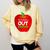 School Is Out Forever Graduation Humor Comfort Colors Sweatshirt Butter