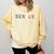 Senior 2023 American Flag USA Graduation Class Of 2023 Women Kids Men Comfort Colors Sweatshirt Butter