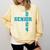 Senior 2024 Graduation Class Of 2024 Senior Boys Girls Comfort Colors Sweatshirt Butter