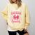 Senior 2026 Class Of 26 Coquette Pink Bow Graduation Sister Comfort Colors Sweatshirt Butter