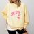 Senior 2026 Class Of 2026 Coquette Pink Bow Graduation Moms Comfort Colors Sweatshirt Butter