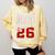 Senior 2026 Class Of 2026 Graduation 2026 Senior 26 Graduate Comfort Colors Sweatshirt Butter
