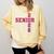 Senior 2026 Class Of 2026 Graduation 2026 Pink Girl Women Comfort Colors Sweatshirt Butter