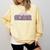 Senior 2026 Coquette Bow Class Of 2026 Graduation Graduate Comfort Colors Sweatshirt Butter