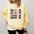 Senior 2027 Class Of 2027 Coquette Pink Bow Graduation 2027 Comfort Colors Sweatshirt Butter