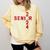 Senior Class Of 2024 Graduation 2024 Maroon Basketball Comfort Colors Sweatshirt Butter