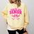 Senior Class Of 2026 Coquette Pink Bow Graduation 2026 Comfort Colors Sweatshirt Butter