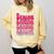 Senior Class Of 2026 Pink Coquette Bow Graduation 2026 Comfort Colors Sweatshirt Butter