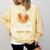 Senior Grandma Class Of 2026 Basketball Graduation Heart Comfort Colors Sweatshirt Butter