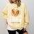 Senior Sister Class Of 2026 Basketball Graduation Heart Comfort Colors Sweatshirt Butter