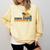 Senior Sunrise 2026 Graduation Cool Retro High School Comfort Colors Sweatshirt Butter