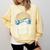 I Like Sharks & Maybe Like 3 People Humor Introverts Summer Comfort Colors Sweatshirt Butter