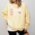 She Came She Saw She Mastered Graduation Comfort Colors Sweatshirt Butter