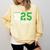 Soccer Senior Night Soccer Senior 2025 Graduation 44 Comfort Colors Sweatshirt Butter