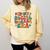 In My Social Worker Era Cute Social Worker Graduation MSW Comfort Colors Sweatshirt Butter