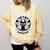 Socially Awkward Cute Introvert Cat Meme Anti-Social Club Comfort Colors Sweatshirt Butter