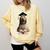 Spinone Italiano Dog Graduation Cap School Graduate Owner Men Women Kids Comfort Colors Sweatshirt Butter