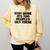Stay Home It's Too Peopley Out There Sarcastic Introvert Comfort Colors Sweatshirt Butter