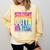 Straight Outta 8th Grade Great Graduation Eighth Grade Comfort Colors Sweatshirt Butter