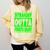 Straight Outta Fourth Grade Graduation Class Comfort Colors Sweatshirt Butter