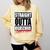 Straight Outta High School Class Of 2023 Graduation Comfort Colors Sweatshirt Butter