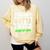 Straight Outta Junior High School Class Of 2022 Graduation Comfort Colors Sweatshirt Butter