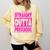 Straight Outta Preschool Class Graduation Pink Comfort Colors Sweatshirt Butter