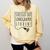Stressed Sonography Student Ultrasound Tech Graduation Comfort Colors Sweatshirt Butter