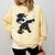 Student Graduation 2022 Panda Football Boys Girls Teenager Comfort Colors Sweatshirt Butter