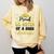 Super Proud Little Sister Of 2025 Graduate Graduation Family Comfort Colors Sweatshirt Butter