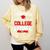 I Survived My Daughter's College Degree College Graduation Comfort Colors Sweatshirt Butter