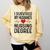 I Survived My Husband's Nursing Degree School Graduation Comfort Colors Sweatshirt Butter