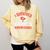 I Survived My Wife's Nursing Degree Rn Graduation Nurse Comfort Colors Sweatshirt Butter