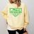 Swimming Senior Night Swim Senior 2026 Graduation 32 Comfort Colors Sweatshirt Butter
