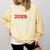 Swimming Team Senior Class Of 2025 Graduation 2025 Comfort Colors Sweatshirt Butter