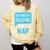 Too Much Talking I Need A Nap For Introverts Raglan Baseball Tee Comfort Colors Sweatshirt Butter