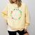 Teacher Of Tiny Humans Preschool Kindergarten Graduation Comfort Colors Sweatshirt Butter