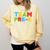 Team Pre-K Shirt Teacher Boy Girl Back To School Graduation Comfort Colors Sweatshirt Butter