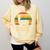 Test Day No Probllama Silhouette Teacher Student Graduation Comfort Colors Sweatshirt Butter