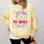 Thank You 1st Grade Teachers Graduation Last Day Of School Comfort Colors Sweatshirt Butter
