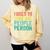 I Used To Be A People Person I Introvert Comfort Colors Sweatshirt Butter