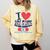 Vet Tech I Love Veterinary Technician Graduation Comfort Colors Sweatshirt Butter