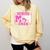 Wrestling Senior Mom Wrestling Senior 2026 Graduation Comfort Colors Sweatshirt Butter