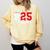 Wrestling Senior Night Wrestling Senior 2025 Graduation 75 Comfort Colors Sweatshirt Butter