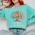 100th Day Of School Books Tree Reading Comfort Colors Sweatshirt Butter