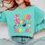 100th Day Of School Teacher Books 100 Days Of School Women Comfort Colors Sweatshirt Butter
